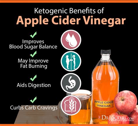 apple cider vinegar for keto diet.